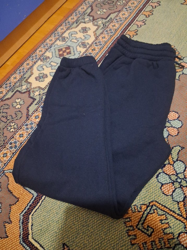 Mavi Rahat Kesim Kadın Eşofman Altı - Görsel 3