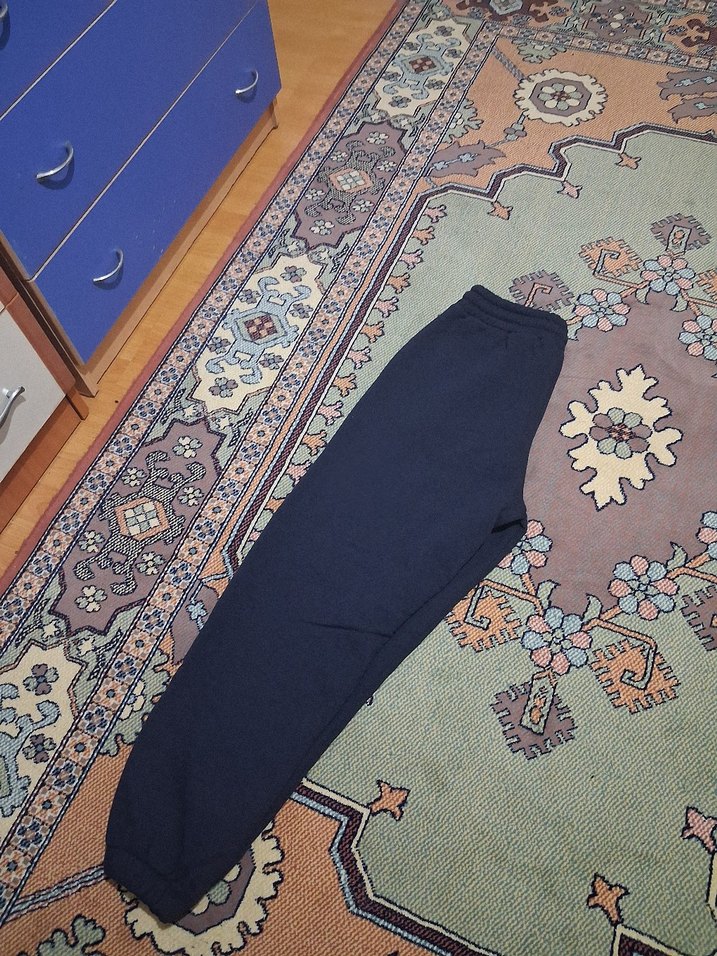 Mavi Rahat Kesim Kadın Eşofman Altı - Görsel 5