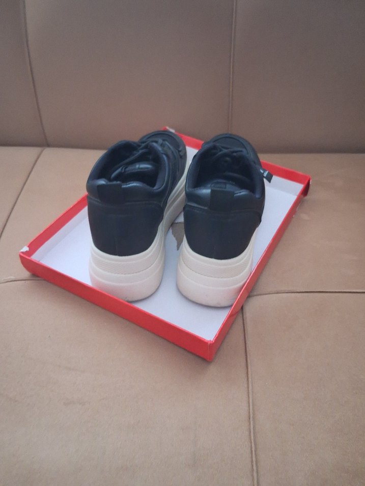 Kadın Siyah Platform Spor Ayakkabı - Görsel 4