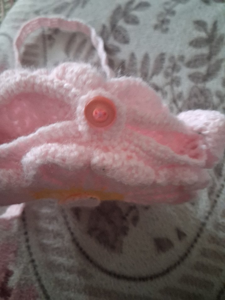 Renkli Nakışlı Örgü Pembe Çanta - Görsel 4