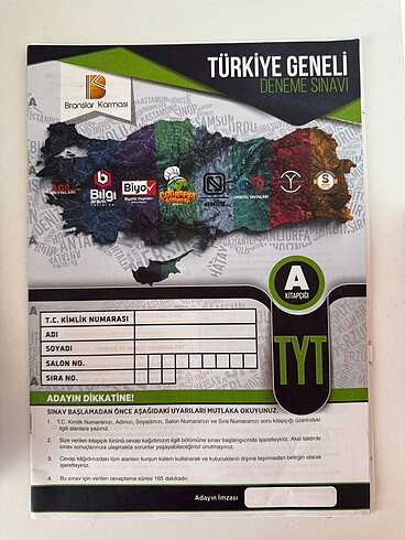 TYT DENEME KİTAPÇIĞI