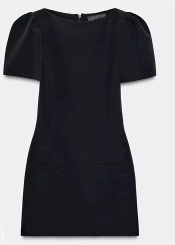 Siyah pilli elbise - Görsel 2