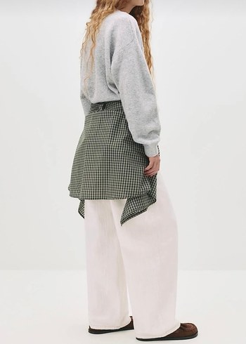 Gri Kız Yün Kazak, Salaş Kesim - Görsel 3