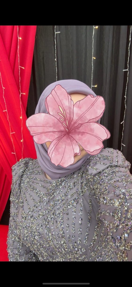 Mor Uzun Kollu Drapeli Abiye Elbise - Görsel 3