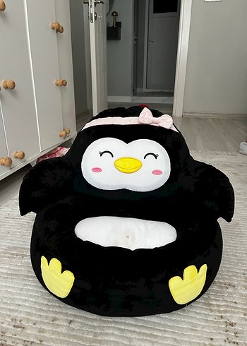 Renkli Penguen Peluş çocuk koltuğu - Görsel 2