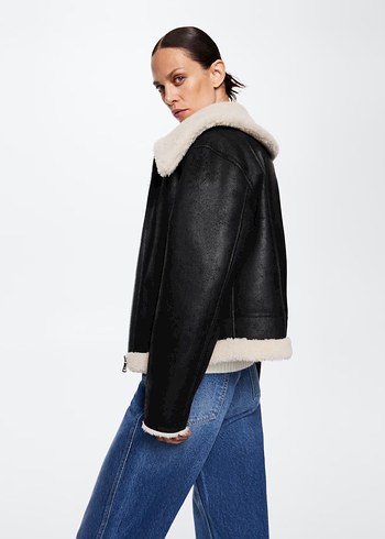 Mango Çift Taraflı Mont - Görsel 3