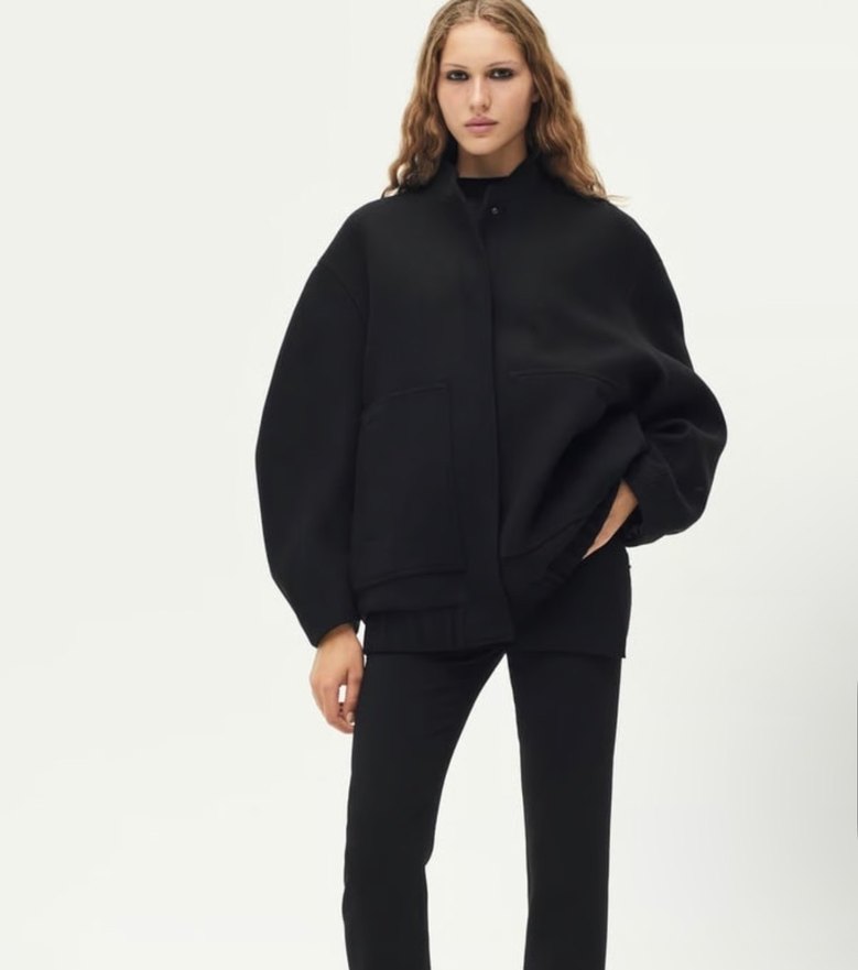 ZARA ZW KOLEKSİYONU YÜNLÜ MONT - Görsel 2