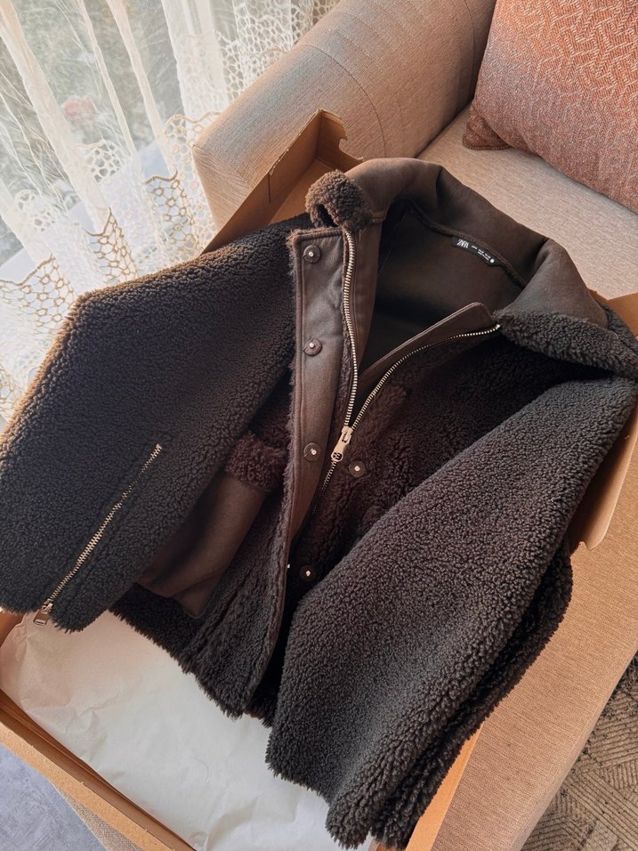 ZARA ZW Koleksiyonu Kadın Mont - Görsel 5