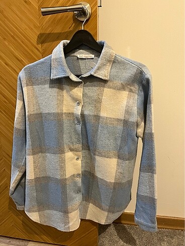 Açık Mavi Oversize Ceket