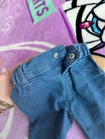 6-9 Ay Beden lacivert Renk Erkek bebek kot pantolon