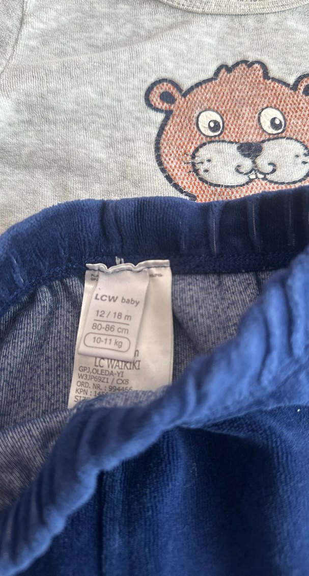 Erkek bebek pijama takımı - Görsel 4