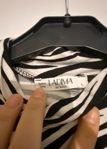 Kahverengi Zebra Desenli Crop Top - Görsel 3