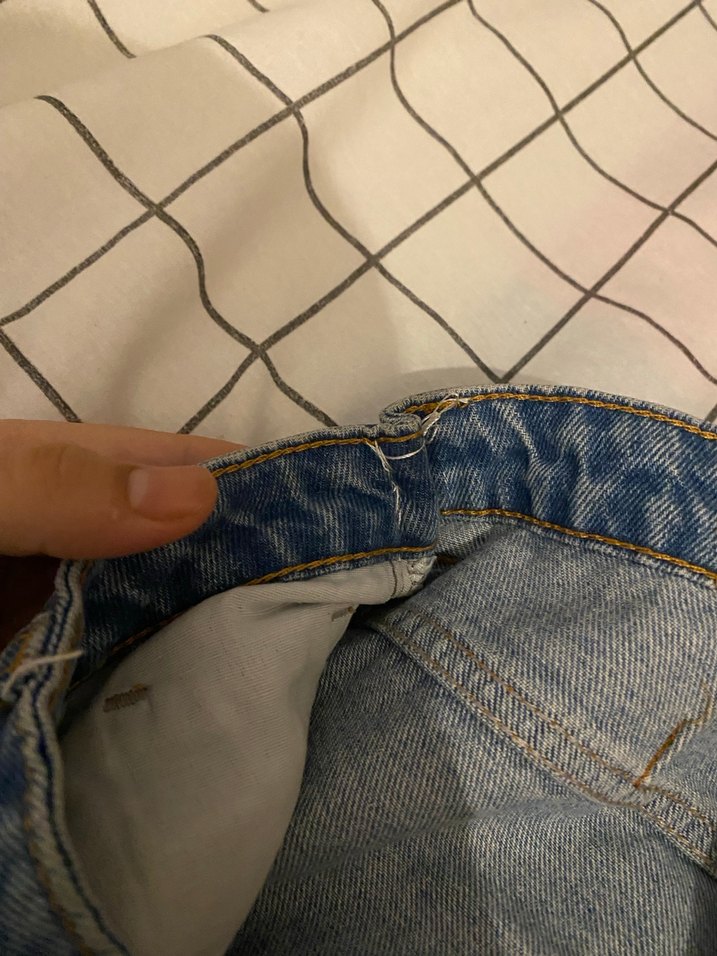 Gri Midi Boy Bol Kesim Kadın Kot Pantolon - Görsel 4