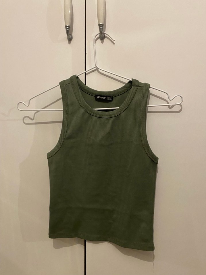 Kadın Haki Yüksek Yakalı Atlet - Görsel 3