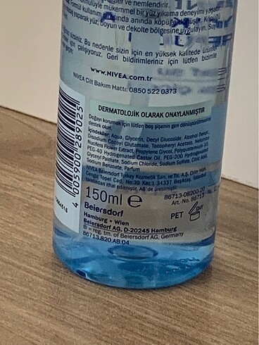 Beden Nivea yüz tıkama köpüğü