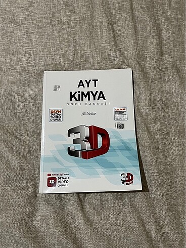 Ayt kimya 3d yayınları soru bankası