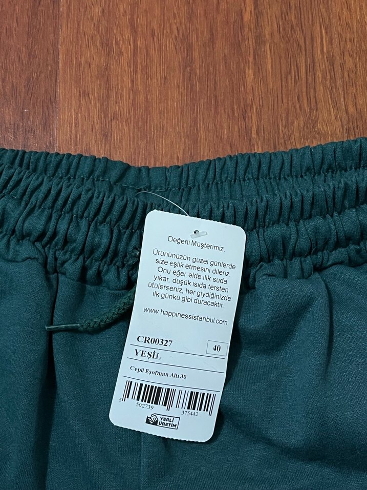 Kadın Haki Rahat Kesim Eşofman Altı - Görsel 5