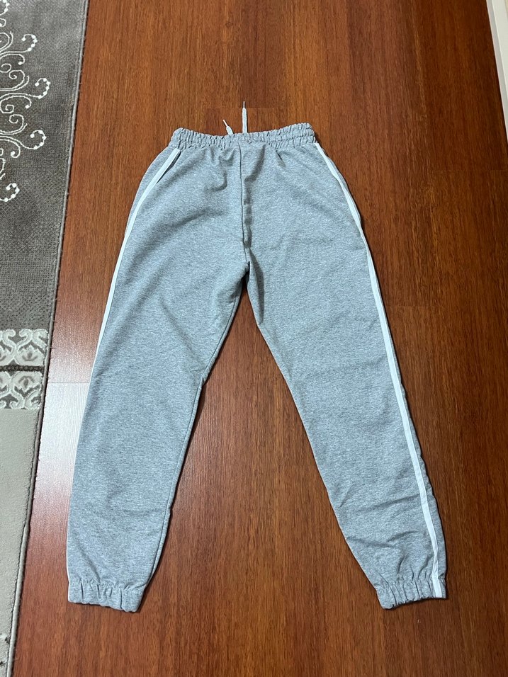 Gri Rahat Kesim Kadın Eşofman Altı - Görsel 2