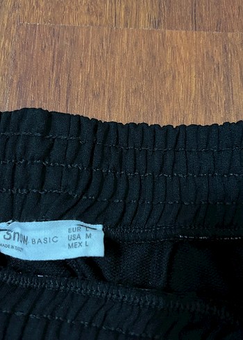 Siyah Baskılı Kadın Rahat Paça Eşofman - Görsel 3