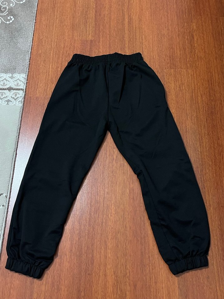 Siyah Baskılı Kadın Rahat Paça Eşofman - Görsel 2