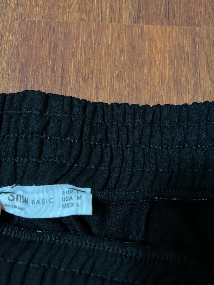 Siyah Baskılı Kadın Rahat Paça Eşofman - Görsel 3