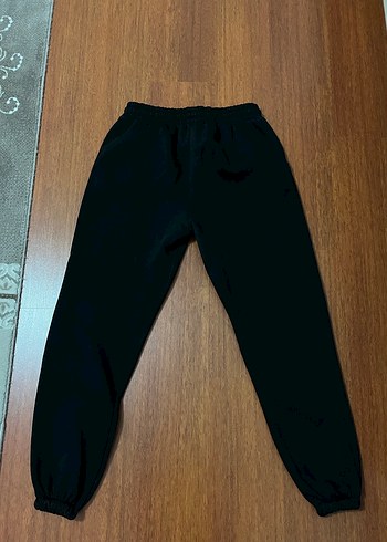 Siyah Kadın Rahat Kesim Eşofman Altı - Görsel 2