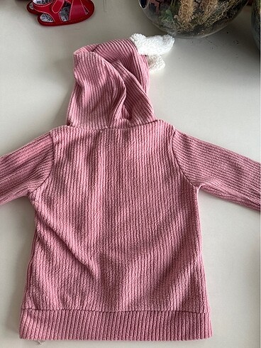 12-18 Ay Beden pembe Renk Tavşan sweat