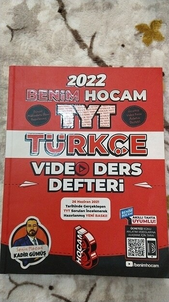 Tyt Türkçe video ders defteri benim hocam