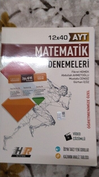 Hız ve renk ayt deneme matematik