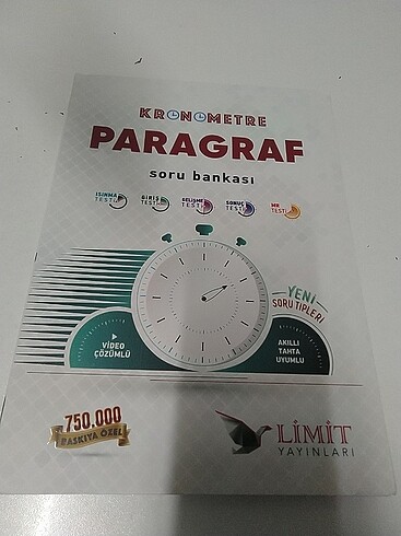 Limit Yayınları Kronometre Paragraf Soru Bankası