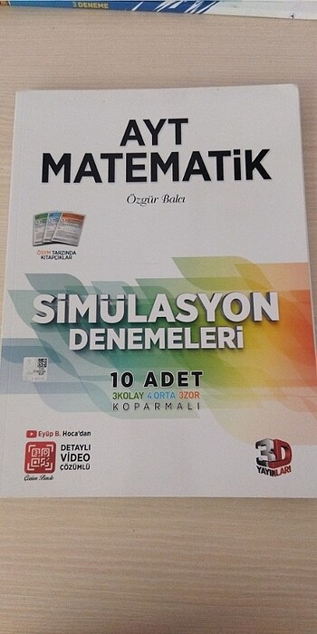 3D ayt matematik denemeleri 