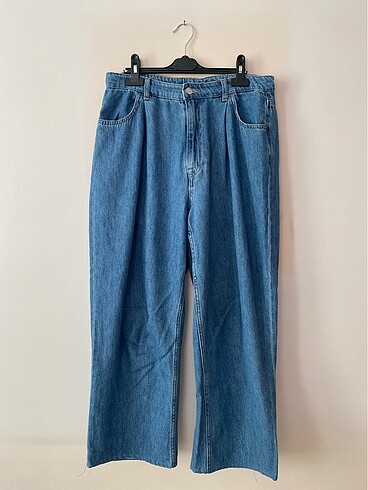 H&M Geniş Paça Jean Pantolon