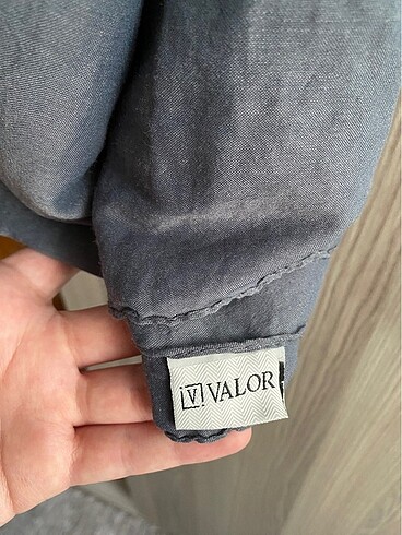 VALOR SCARF Çakıl Pamuk Kraş Şal - Görsel 2