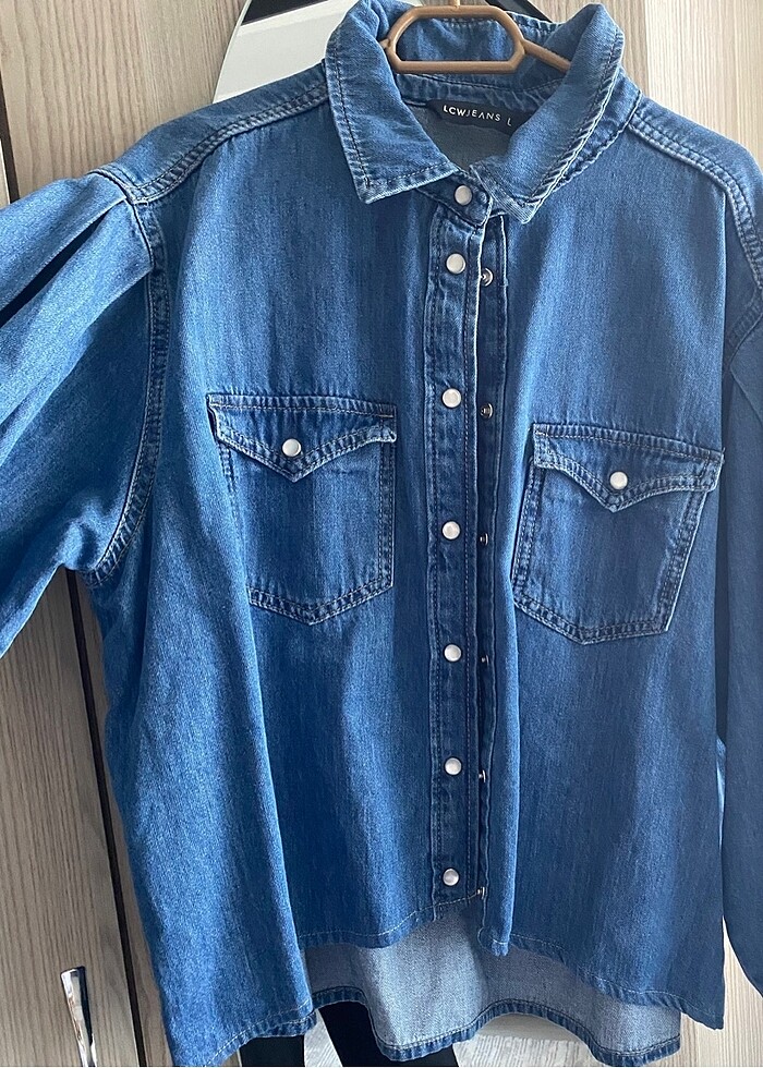 LC WAİKİKİ Denim Kot Gömlek - Görsel 5