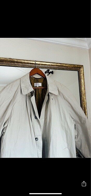 Vintage Parka Trençkot Büyük Beden - Görsel 6