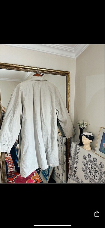 Vintage Parka Trençkot Büyük Beden - Görsel 5