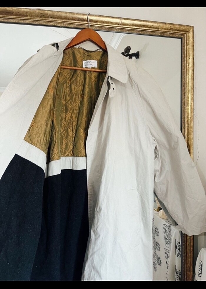 Vintage Parka Trençkot Büyük Beden - Görsel 4