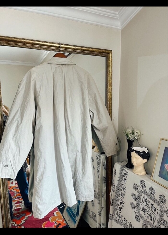 Vintage Parka Trençkot Büyük Beden - Görsel 5