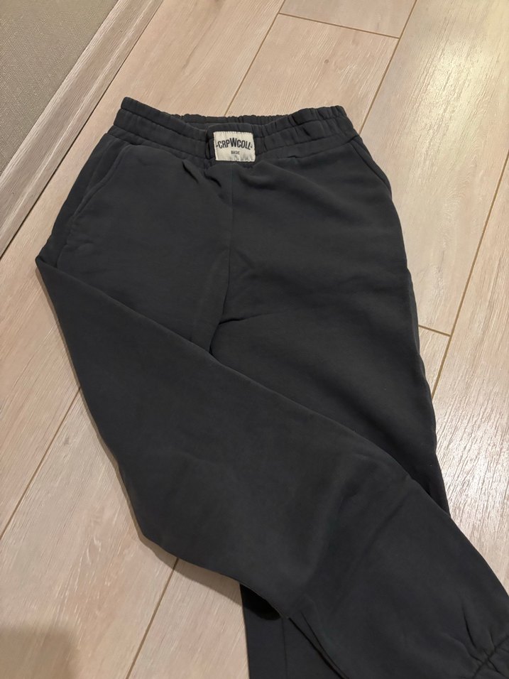 Siyah Rahat Kesim Kadın Eşofman Altı - Görsel 2