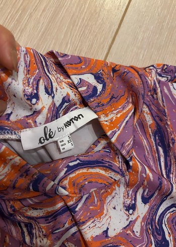 Bohem Tarzda Çok Renkli Uzun Kollu Bluz - Görsel 2