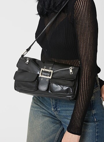 Stradivarius Çok cepli baget çanta