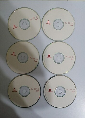 6 adet boş CD