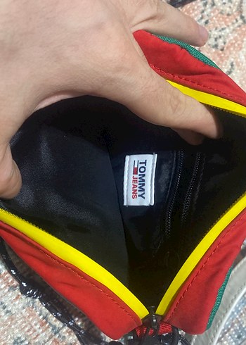 Renkli Tommy JeansÇantası - Görsel 2