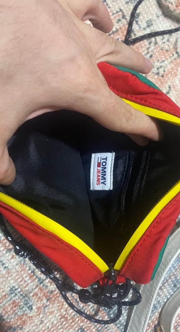 Renkli Tommy JeansÇantası - Görsel 2