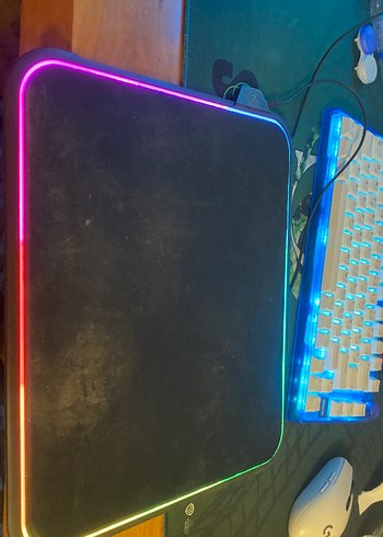 Siyah Renkli RGB Işıklı Mouse Pad - Görsel 4