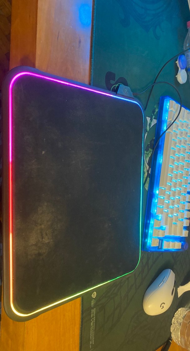 Siyah Renkli RGB Işıklı Mouse Pad - Görsel 4