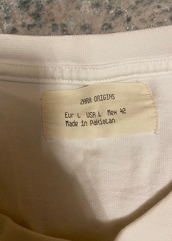 Erkek Beyaz Pamuklu Kısa Kollu Tişört - Görsel 2