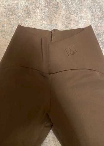 Kahverengi Süet Kadın Tayt Beauty omelette - Görsel 2