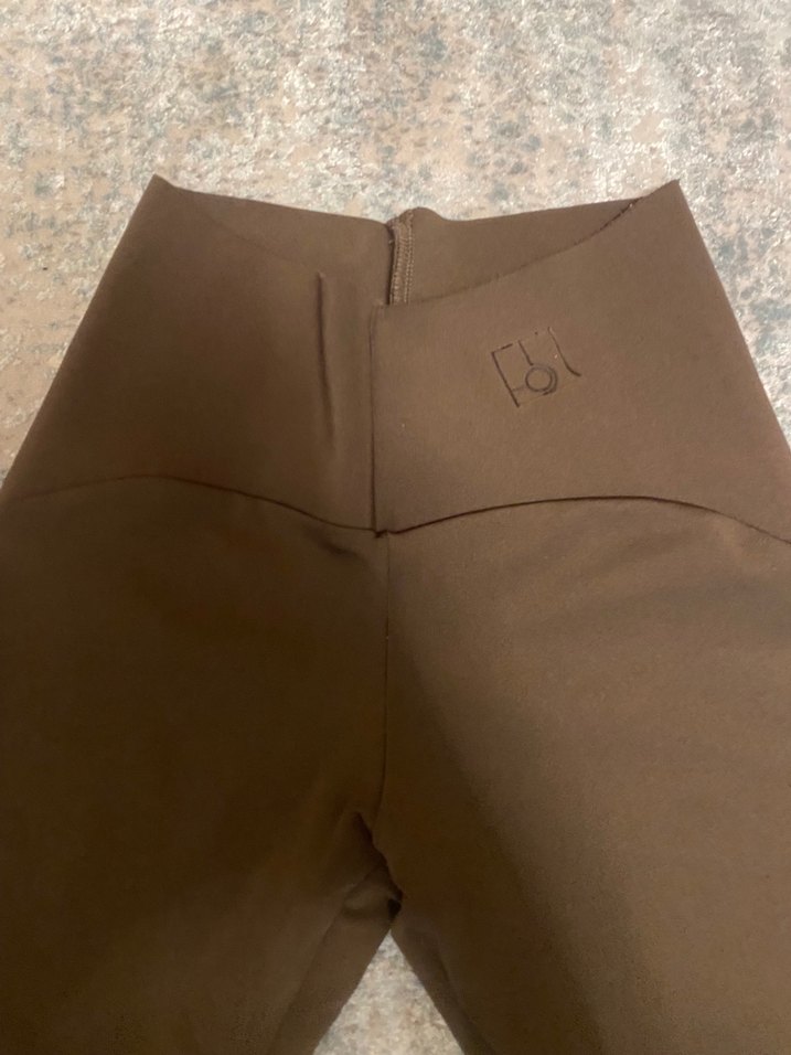 Kahverengi Süet Kadın Tayt Beauty omelette - Görsel 2