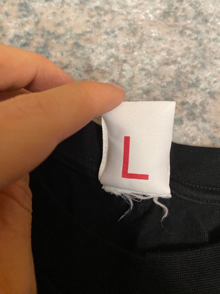 Siyah Baskılı Oversize Erkek Tişört - Görsel 4